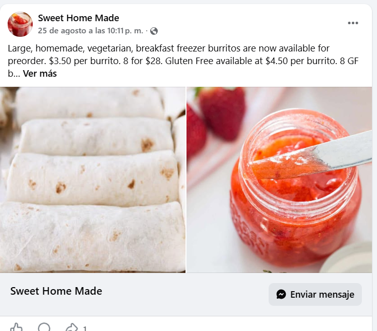 Homemade freezer burritos